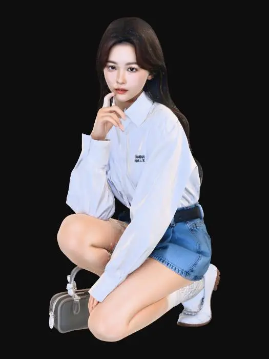 3D model for Thoughtful Moment