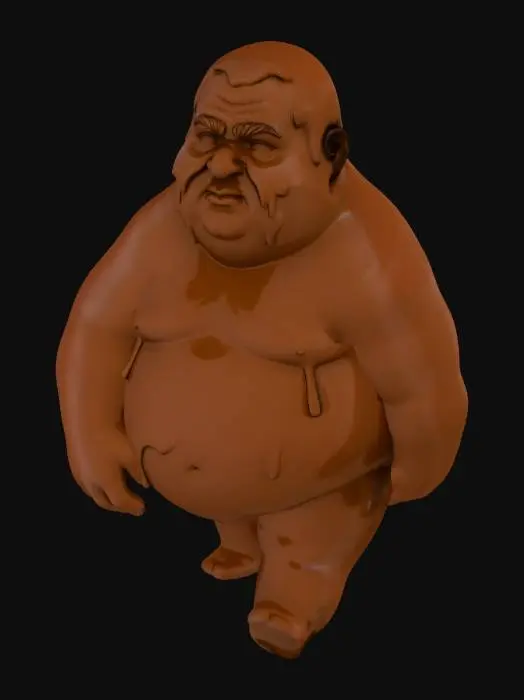 3D model for Chocolate Golem