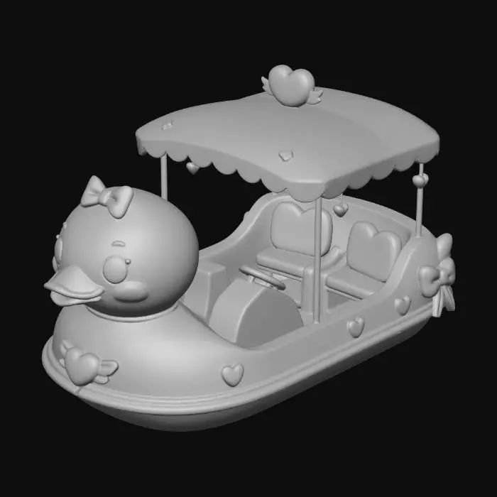 3D model for Valentine Duck Boat