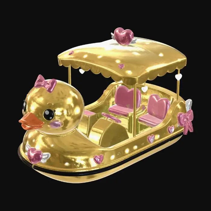 3D model for Valentine Duck Boat