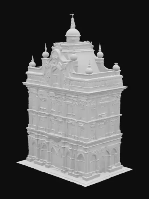 3D model for Create big building in Late Baroque style