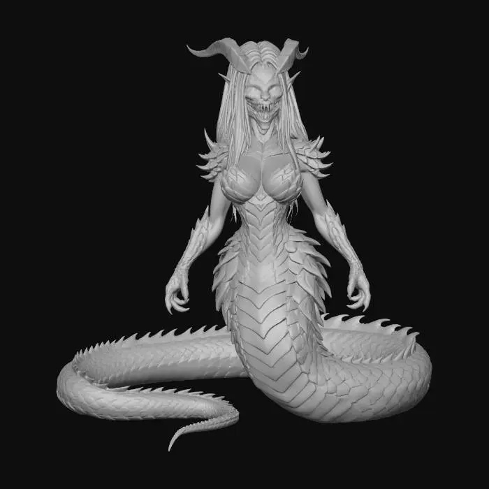 3D model for Emberwyrm Queen