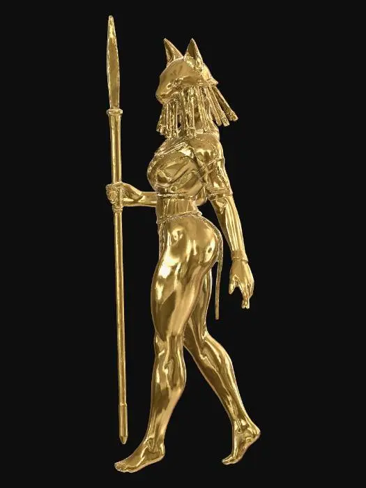 3D model for Gilded Anubis Warrior
