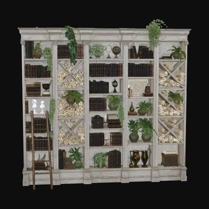 3D model for Bookshelf