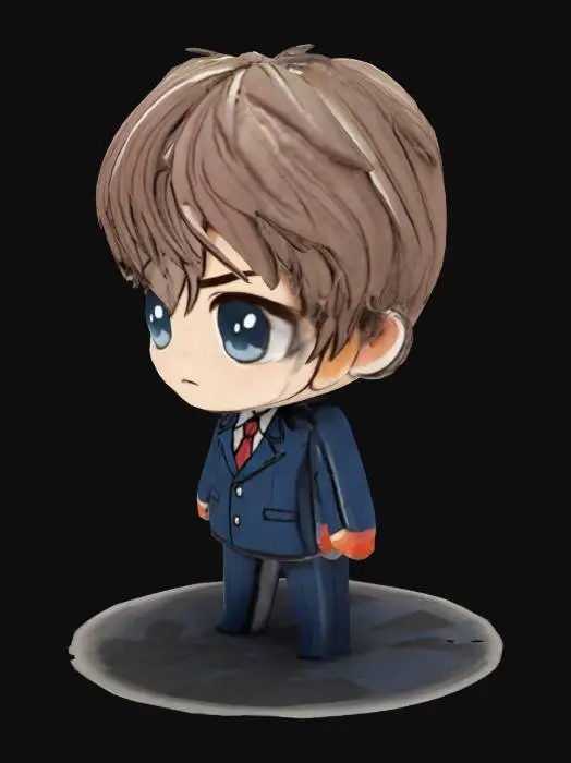3D model for Chibi Businessman