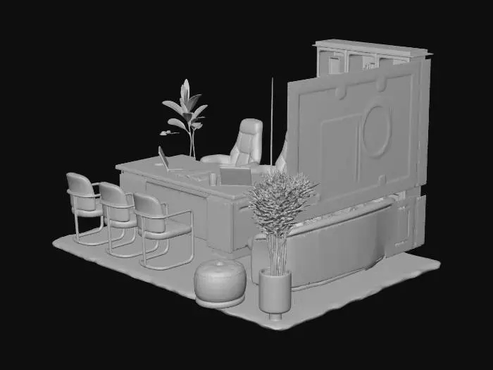 3D model for Parisian Elegance Office