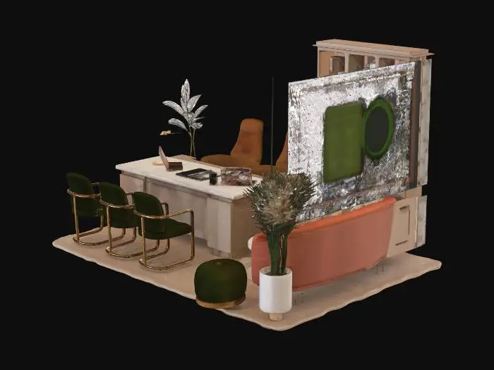 3D model for Parisian Elegance Office
