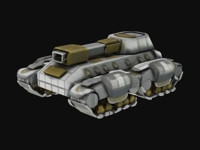 3D model for Futuristic Tank