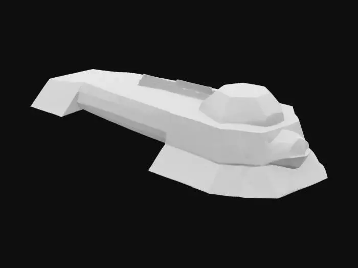 3D model for Star Trek: New Worlds Klingon tank