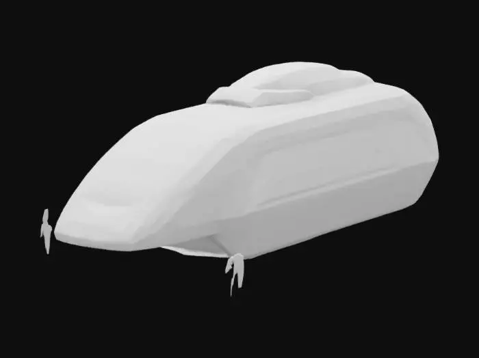 3D model for Star Trek: New Worlds Fed APC