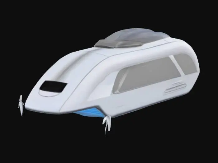 3D model for Star Trek: New Worlds Fed APC