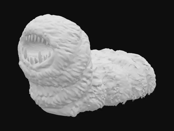 3D model for Fuzzy Sandworm in the Desert