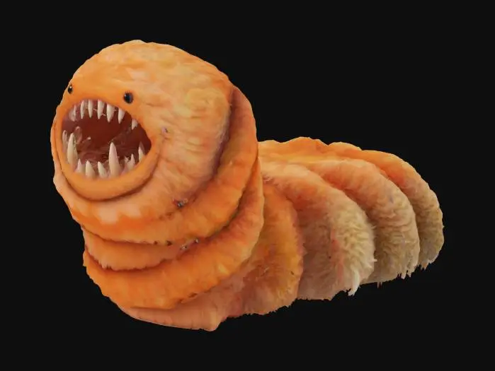 3D model for Fuzzy Sandworm in the Desert