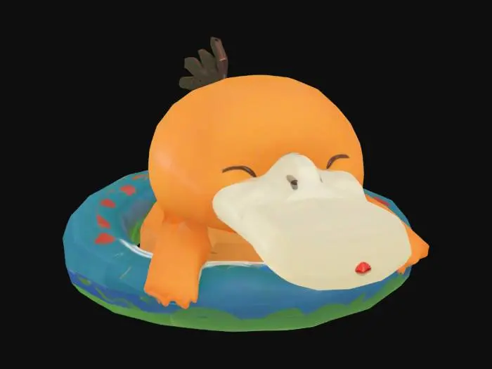 3D model for Silly Swim Psyduck