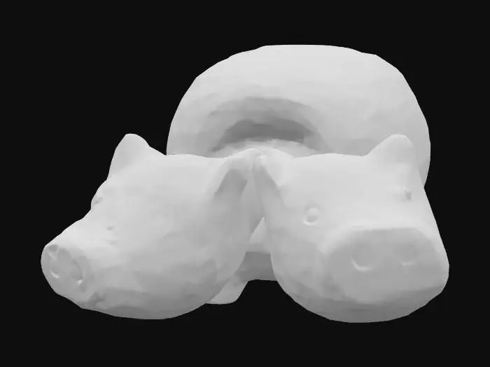 3D model for Fallout London Two Headed Nodding Cow