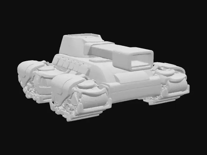 3D model for Futuristic Tank