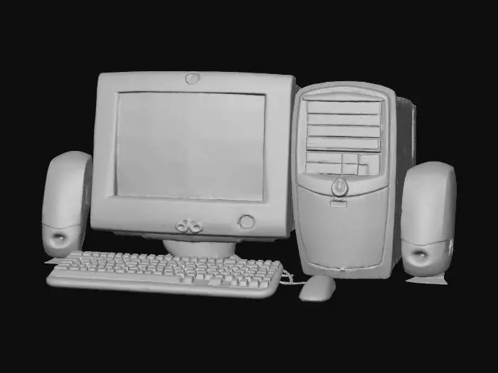 3D model for Compaq Presario PC