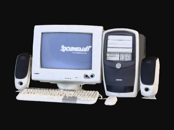 3D model for Compaq Presario PC