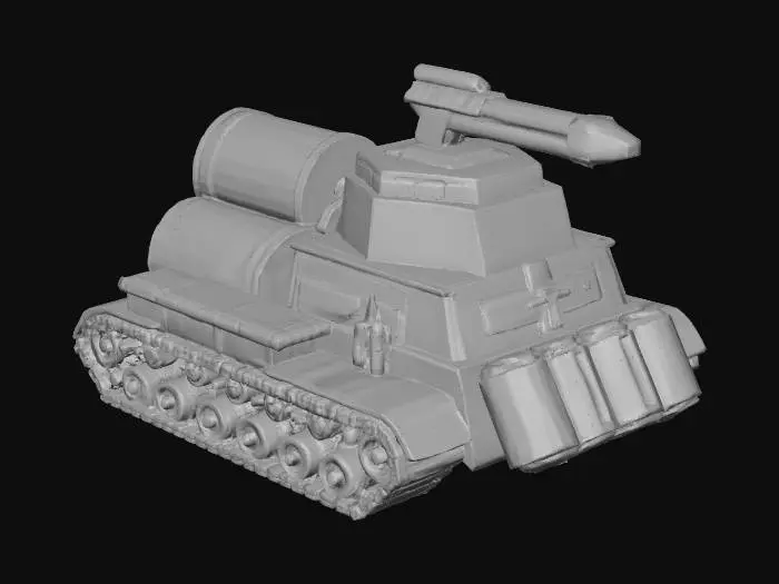 3D model for CNC Generals Dragon Tank