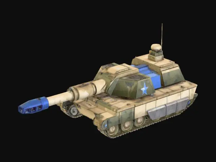 3D model for CNC Generals Paladin Tank