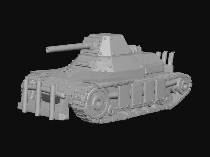 3D model for CNC Generals Scorpion Tank