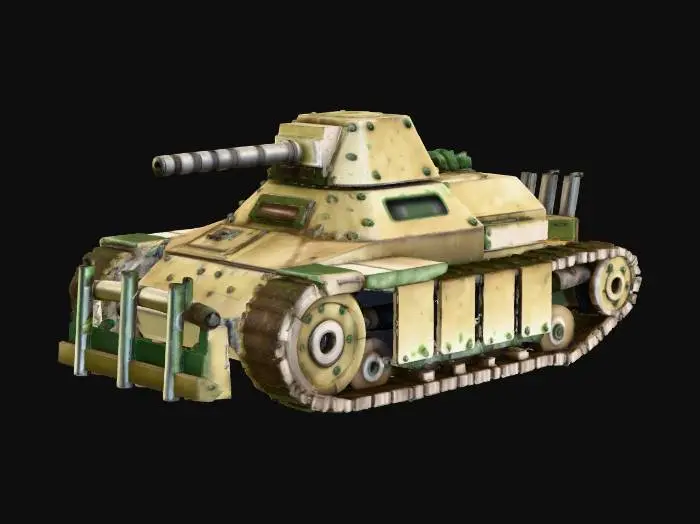 3D model for CNC Generals Scorpion Tank