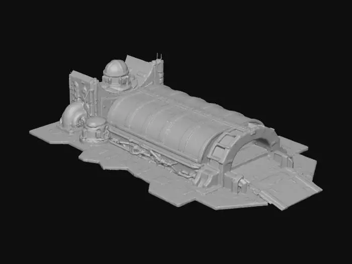 3D model for RA2 Allied War Factory