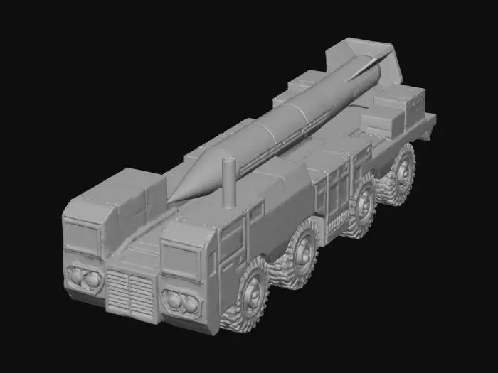 3D model for CNC Generals Scud Launcher