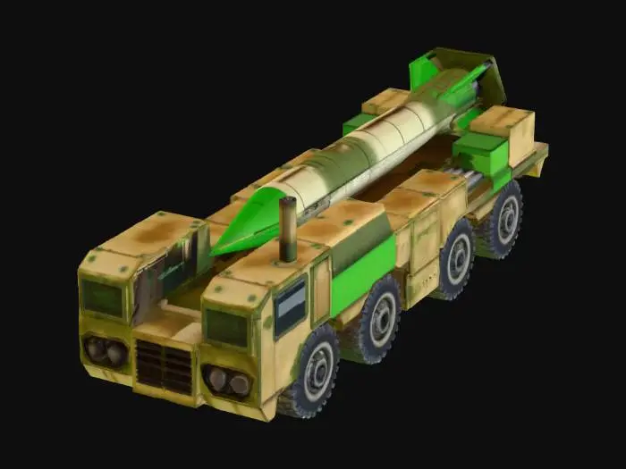 3D model for CNC Generals Scud Launcher
