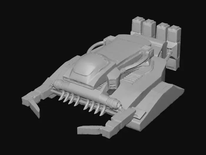 3D model for GDI Tiberium Harvester