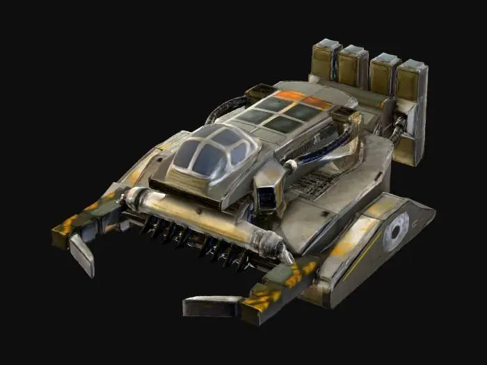 3D model for GDI Tiberium Harvester