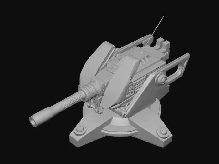 3D model for GDI Guardian Cannon