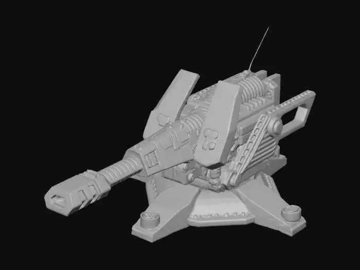 3D model for GDI Guardian Railgun Cannon