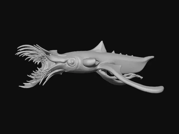 3D model for Subnautica Squidshark