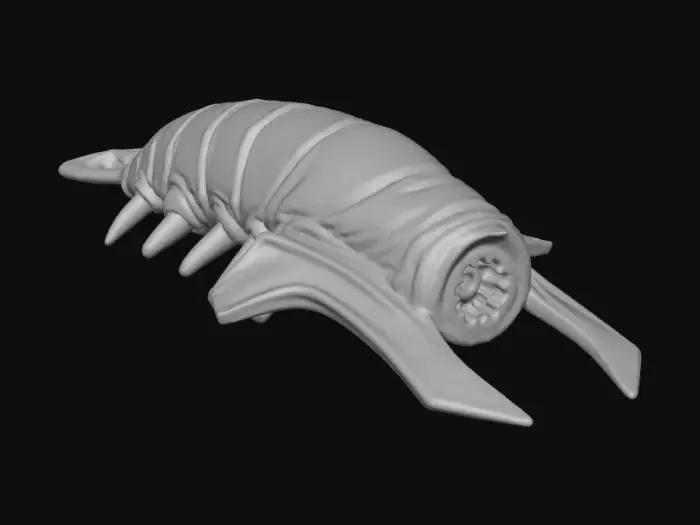 3D model for Subnautica Rock Grub