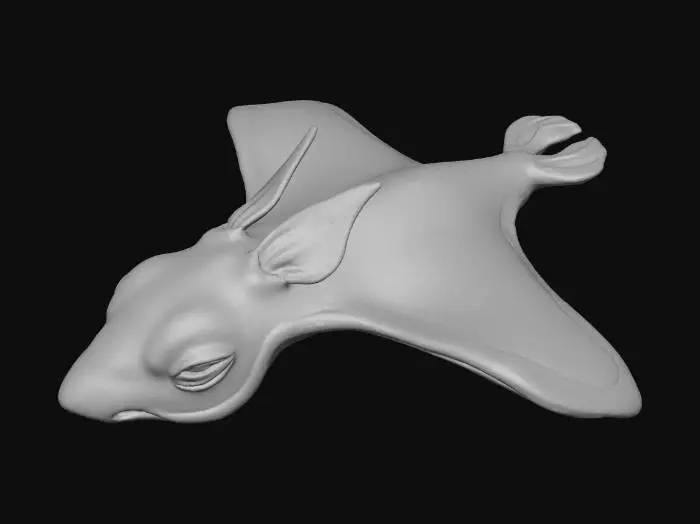 3D model for Subnautica Rabbit Ray