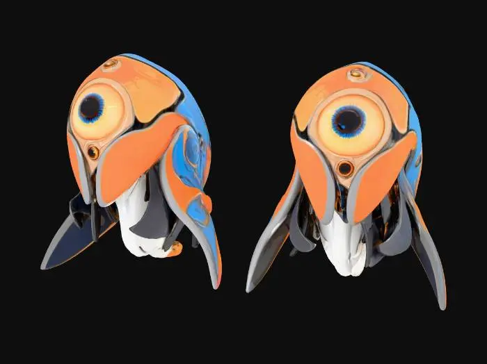 3D model for Subnautica Trivalve