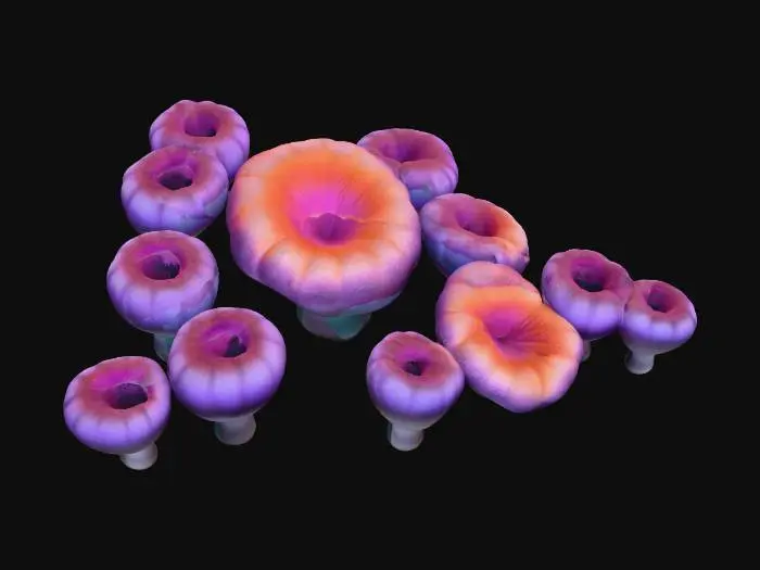 3D model for Subnautica Acid Mushroom