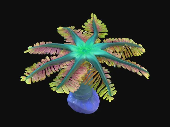 3D model for Subnautica Blue Palm