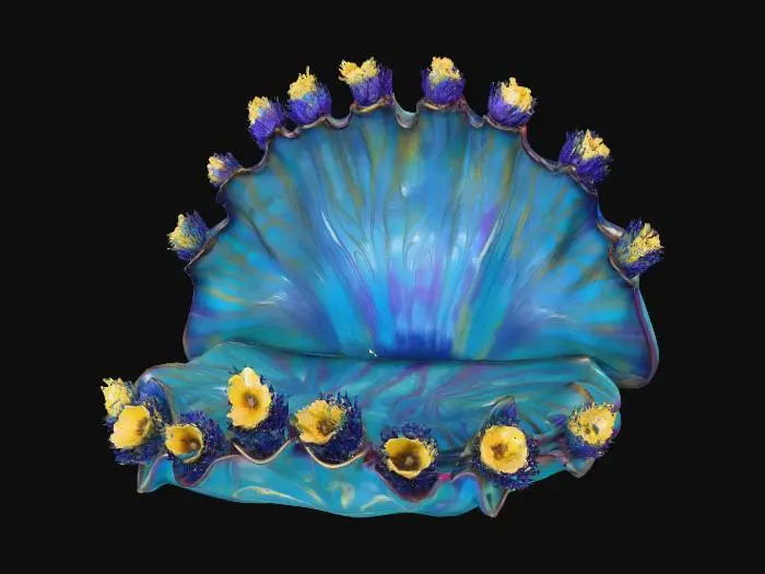 3D model for Subnautica Frozen Fly Trap