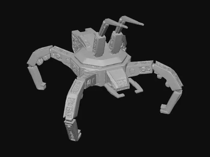 3D model for Subnautica Alien Robot