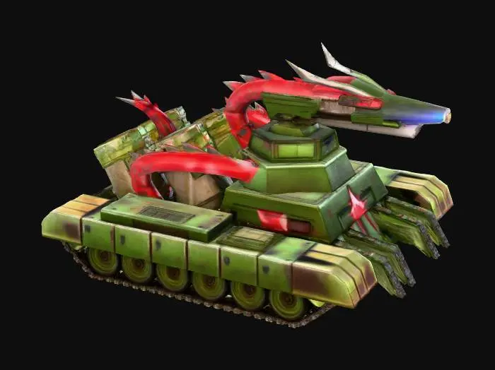 3D model for Generals Evo Dragon Tank