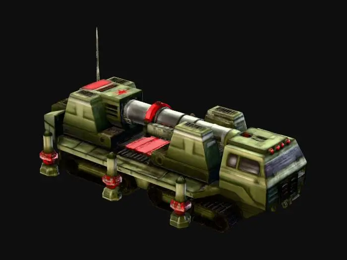3D model for Generals Evo Nuke Cannon