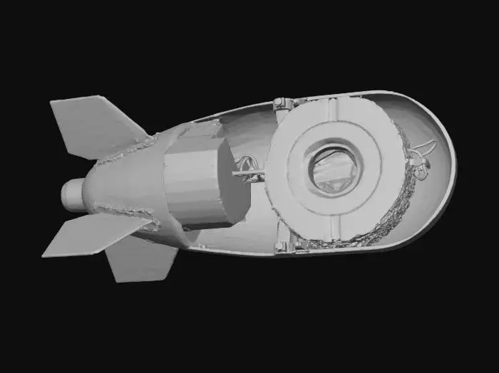3D model for W54 Warhead Diagram