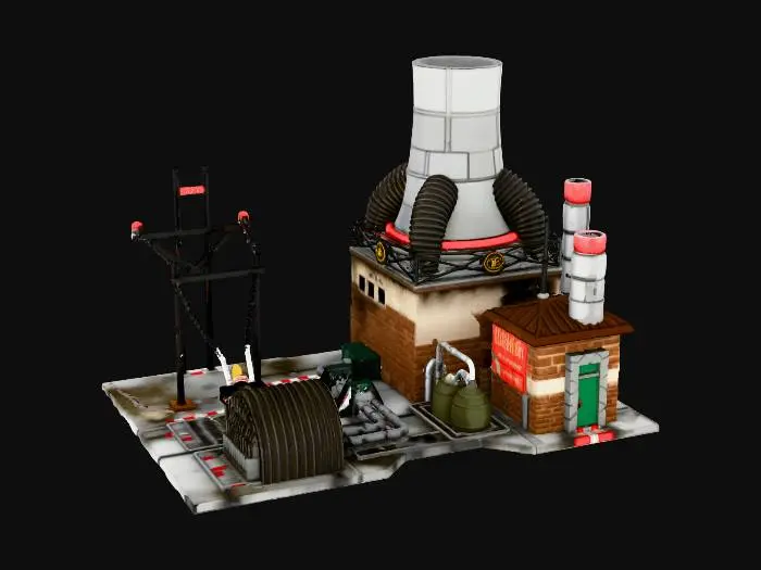 3D model for Generals Evo Adv. Nuke Generator