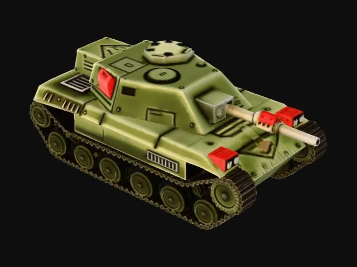 3D model for Generals Evo Taskmaster Tank