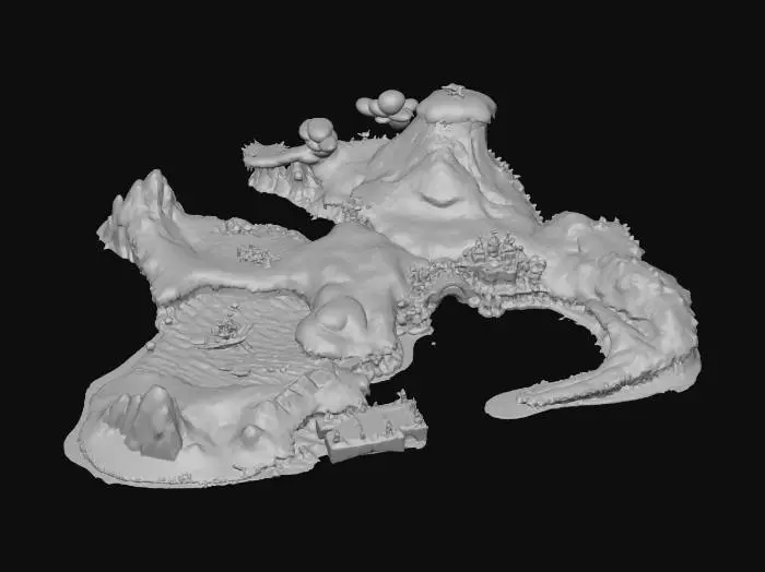 3D model for Curse of Monkey Island - Plunder Island