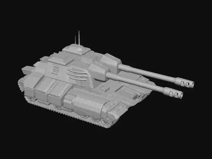 3D model for Generals Evo Mammoth Tank