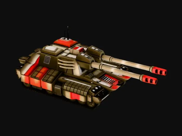 3D model for Generals Evo Mammoth Tank