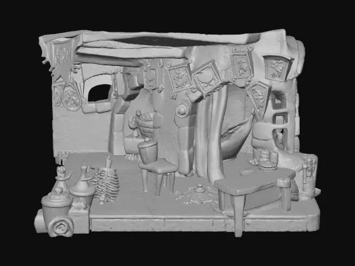 3D model for Curse of Monkey Island Barbershop